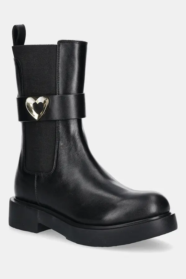 Love Moschino Kožne gležnjače Love Moschino