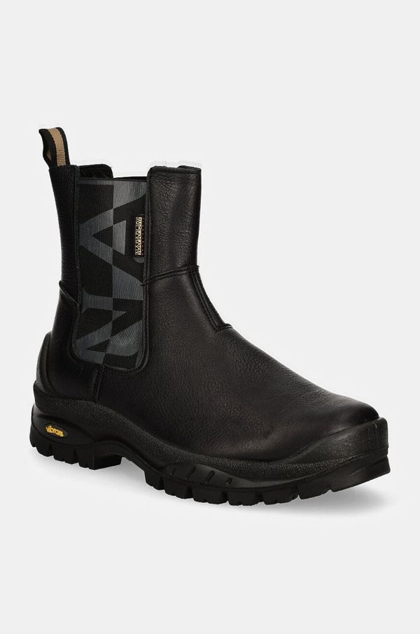 Napapijri Kožne gležnjače Napapijri PEAK za muškarce, boja: crna, NP0A4H73CO.041