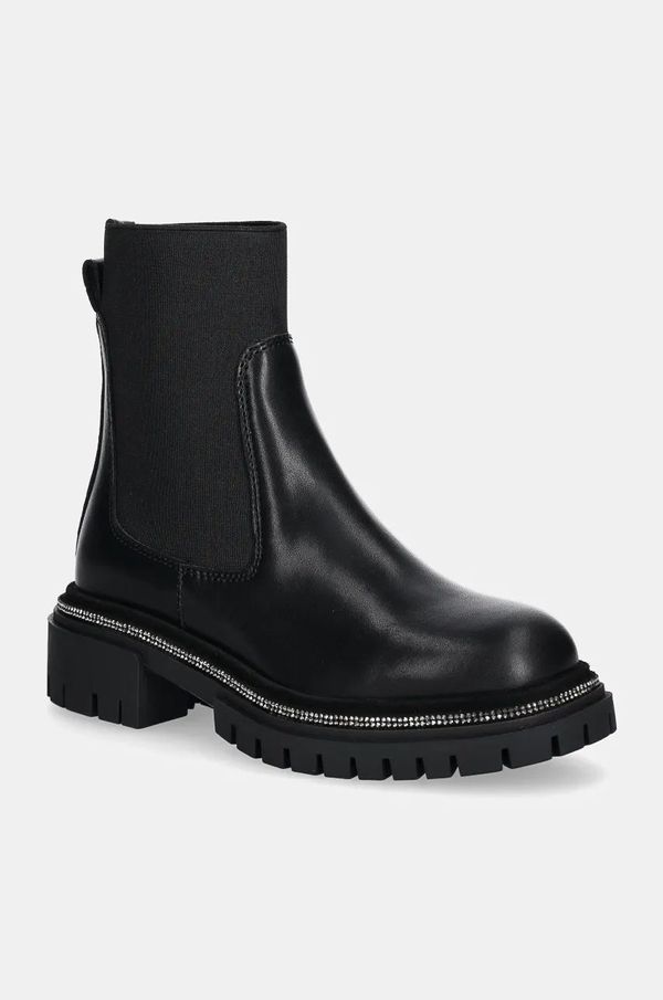 Steve Madden Kožne gležnjače Steve Madden Offline za žene, boja: crna, s platformom, SM11003485