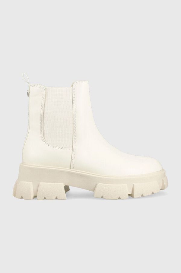 Steve Madden Kožne gležnjače Steve Madden Tunnel za žene, boja: bež, s platformom