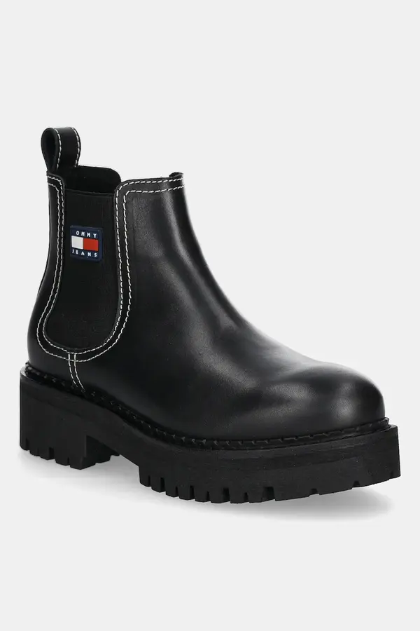 Tommy Jeans Kožne gležnjače Tommy Jeans TJW URBAN CHELSEA BOOT