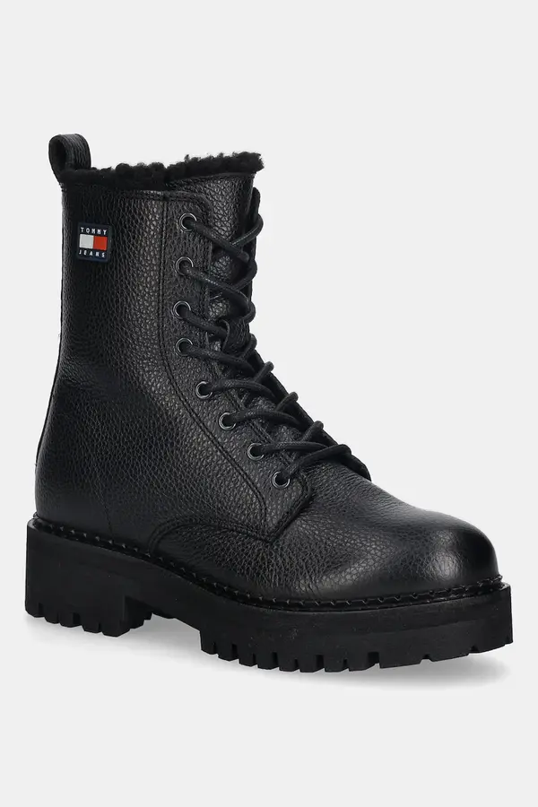 Tommy Jeans Kožne gležnjače Tommy Jeans TJW URBAN LACEUP BOOT WL