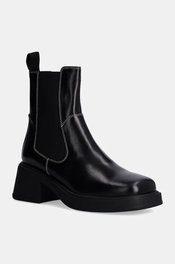 Vagabond Shoemakers Kožne gležnjače Vagabond Shoemakers DORAH za žene, boja: crna, s debelom potpeticom, 5642-001-87