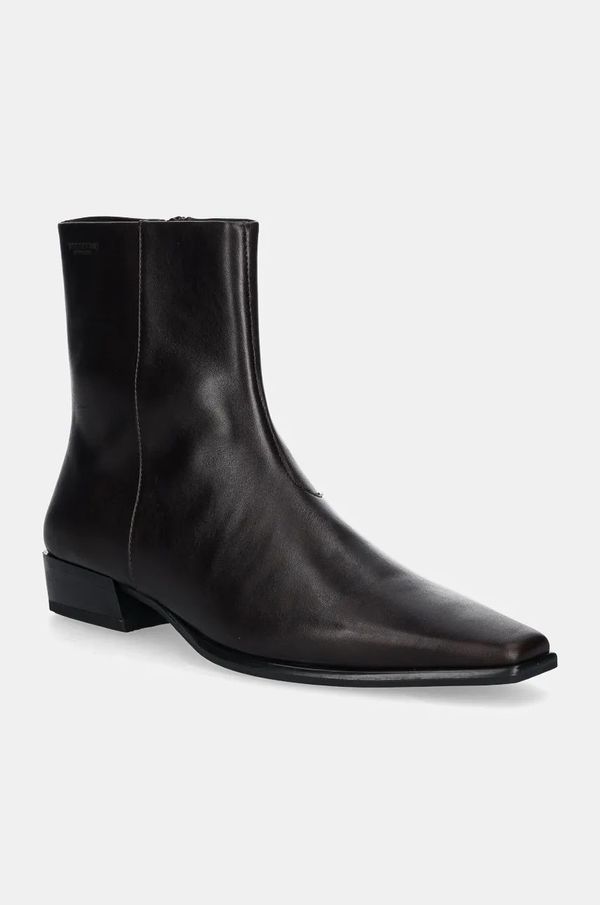 Vagabond Shoemakers Kožne gležnjače Vagabond Shoemakers NELLA za žene, boja: smeđa, ravni potplat, 5416-001-35