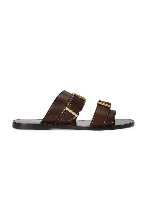 Polo Ralph Lauren Kožne japanke Polo Ralph Lauren Bkle Slide