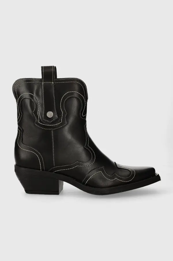 Steve Madden Kožne kaubojske čizme Steve Madden Waynoa