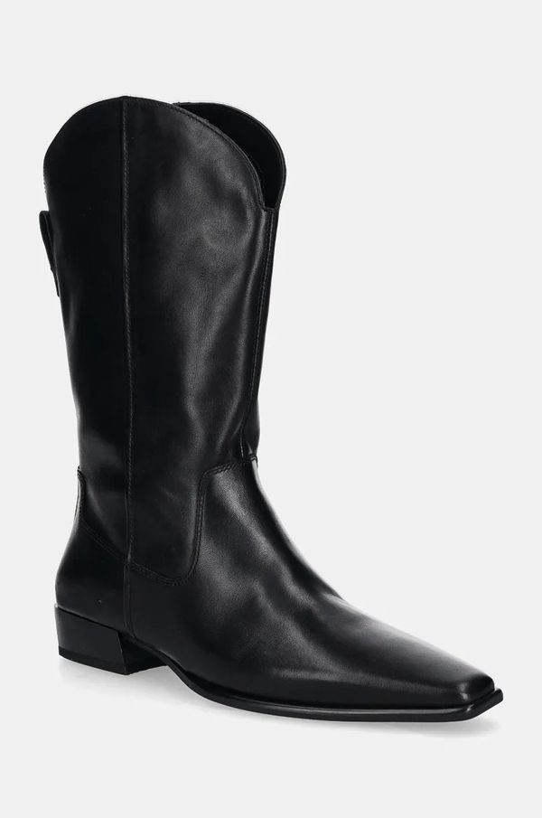 Vagabond Shoemakers Kožne kaubojske čizme Vagabond Shoemakers NELLA za žene, boja: crna, ravni potplat, 5616-301-20