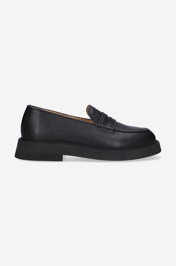 A.P.C. Kožne mokasinke A.P.C. Mocassins Gael za muškarce, boja: crna, PXBAA-H53274 BLACK