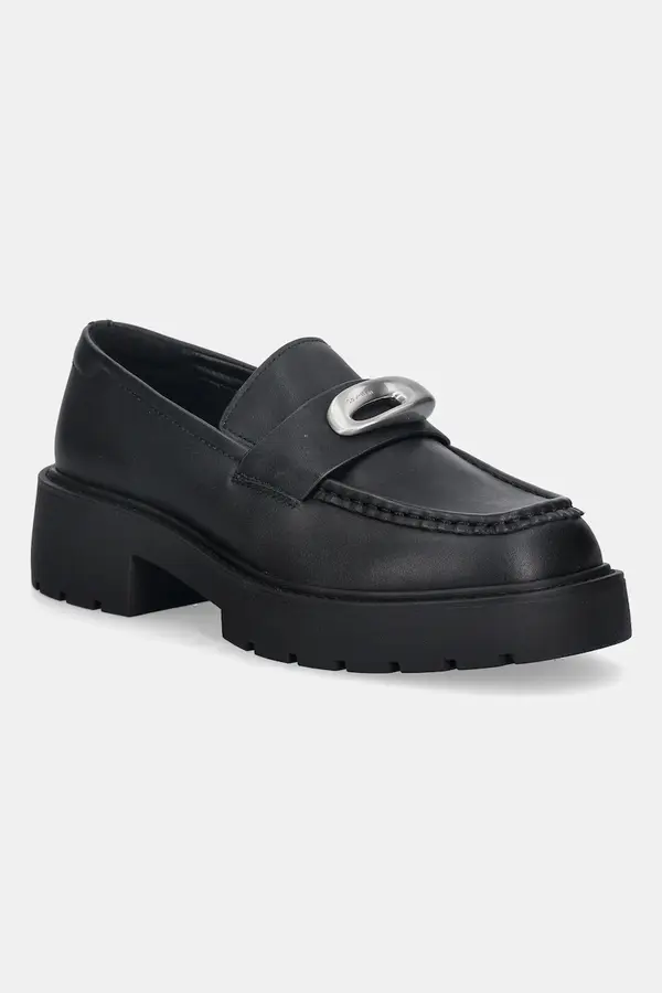 Calvin Klein Kožne mokasinke Calvin Klein CHUNKY LOAFER LTH HW