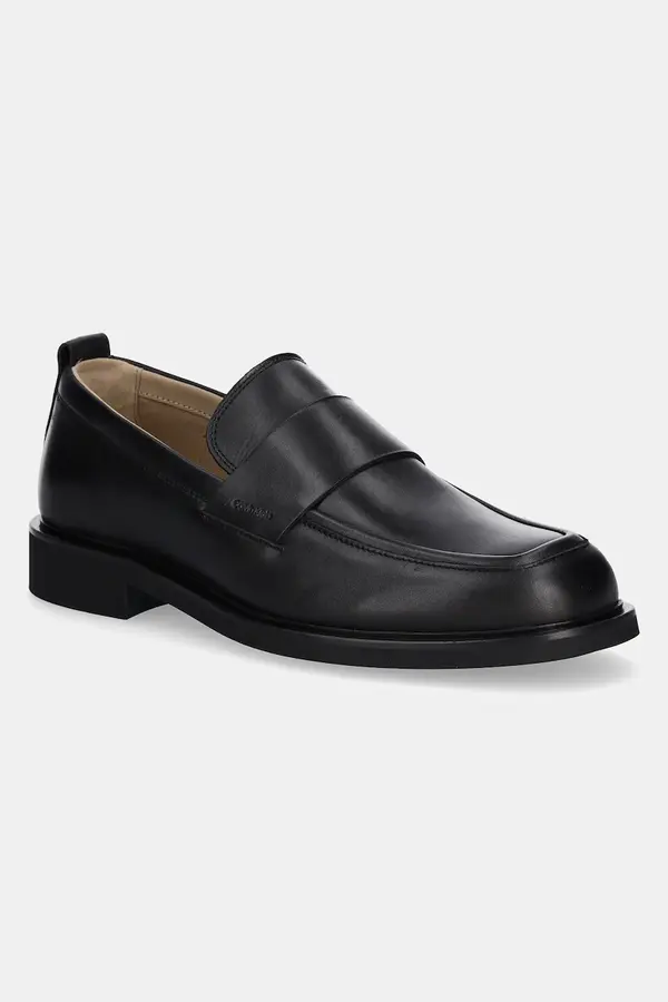 Calvin Klein Kožne mokasinke Calvin Klein SQ RUBBER LOAFER