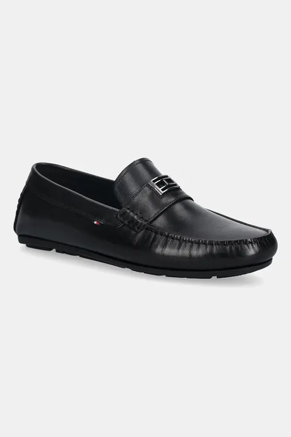 Tommy Hilfiger Kožne mokasinke Tommy Hilfiger HARDWARE DRIVER SHOE