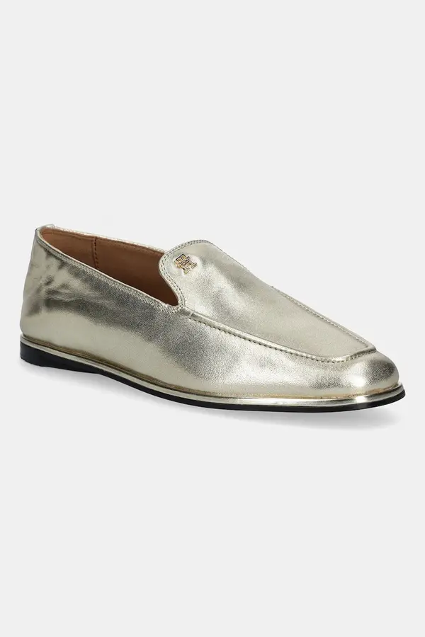 Tommy Hilfiger Kožne mokasinke Tommy Hilfiger HILFIGER GOLD LOAFER