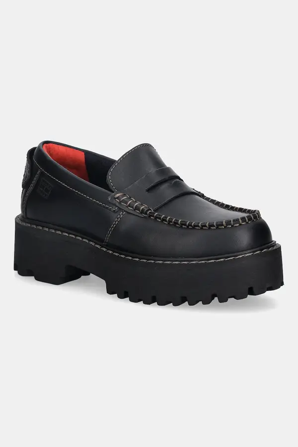 Tommy Jeans Kožne mokasinke Tommy Jeans ARCHIVE 01 LOAFER LEATHER