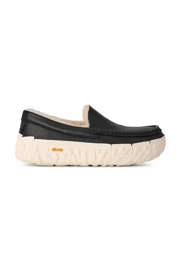 UGG Kožne mokasinke UGG Ascot Wrap Tech Noir