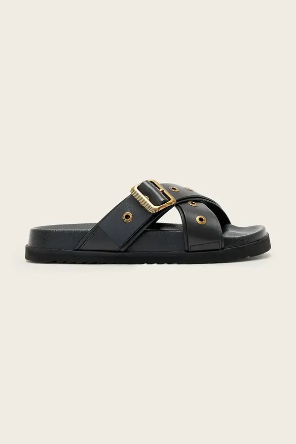 AllSaints Kožne natikače AllSaints Suki Western Sandal