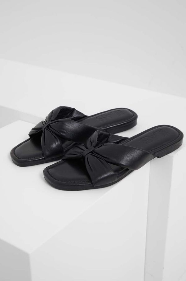 Answear Lab Kožne natikače Answear Lab za žene, boja: crna