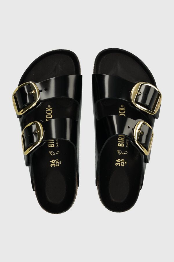 Birkenstock Kožne natikače Birkenstock Arizona Big Buckle za žene, boja: crna, 1021471