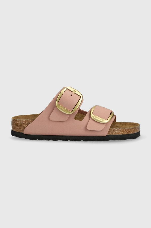 Birkenstock Kožne natikače Birkenstock ARIZONA BIG BUCKLE za žene, boja: ružičasta, 1024074