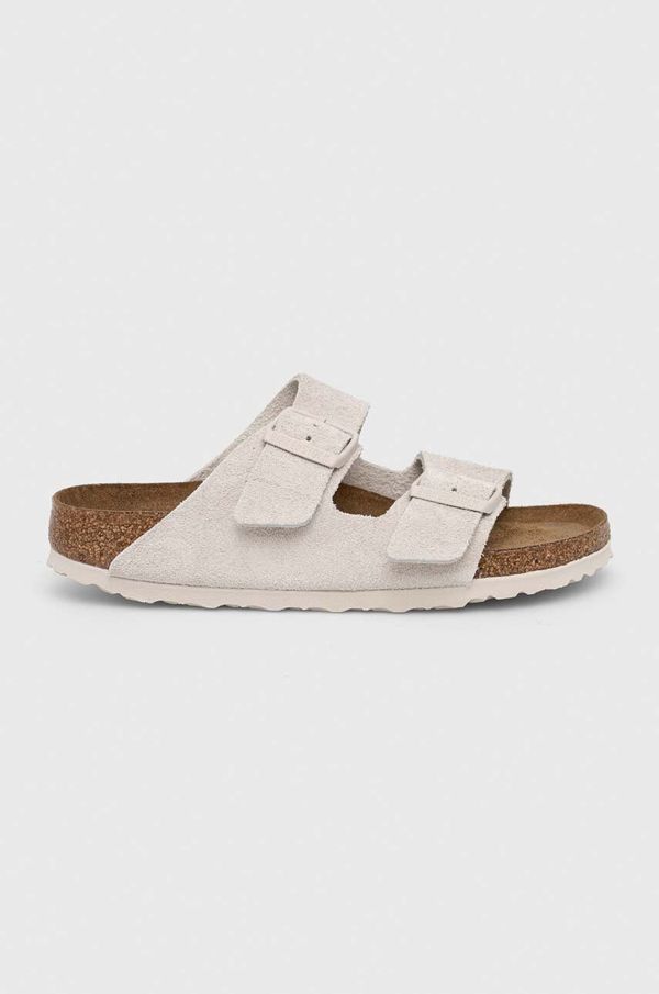 Birkenstock Kožne natikače Birkenstock ARIZONA SFB za žene, boja: bijela, 1024516-AntiqWhite