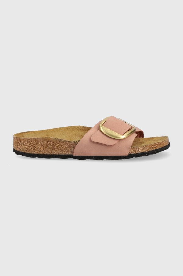Birkenstock Kožne natikače Birkenstock MADRID BIG BUCKLE za žene, boja: ružičasta, 1024039-OldRose