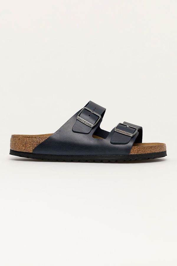Birkenstock Kožne natikače Birkenstock za muškarce, boja: tamno plava