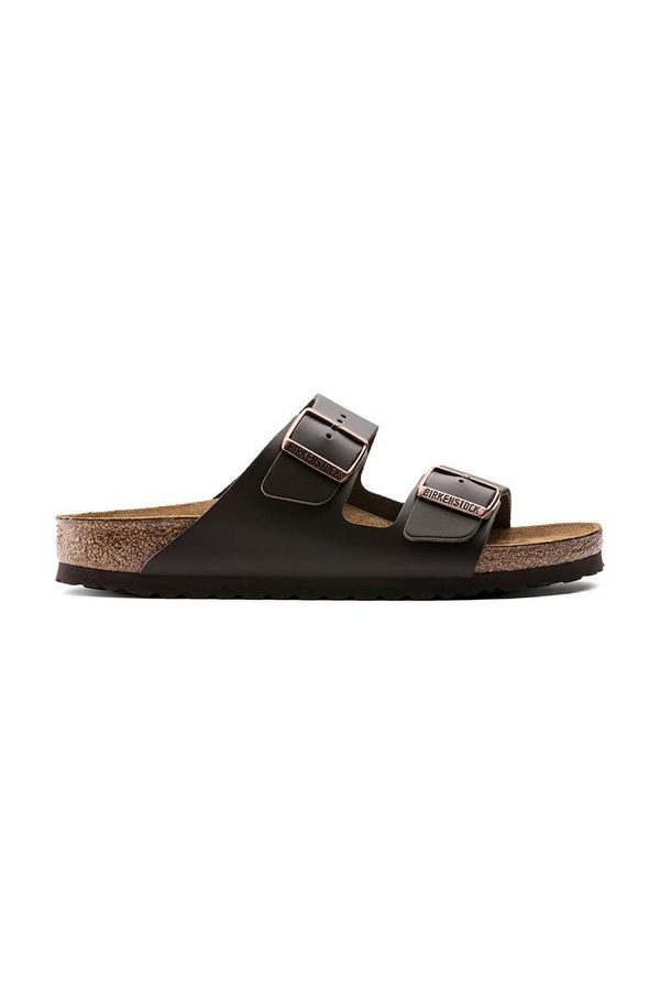 Birkenstock Kožne natikače Birkenstock za žene, boja: smeđa, 51103-Dunkelbrau