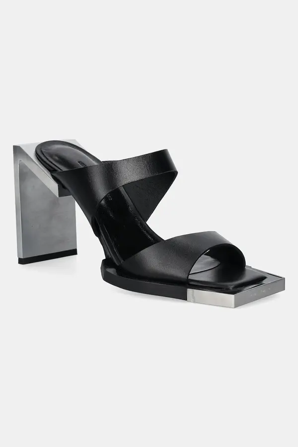 HELIOT EMIL Kožne natikače Heliot Emil za žene, boja: crna, s debelom potpeticom, PRESS25_W_17_003_BLK01_CO