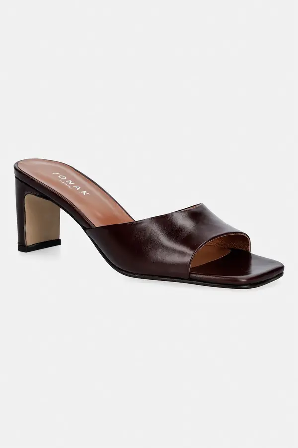 Jonak Kožne natikače Jonak DERIVE CUIR Marron foncé
