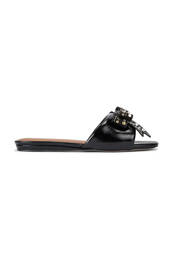 Kurt Geiger London Kožne natikače Kurt Geiger London Kensington Bow Flat Sandal