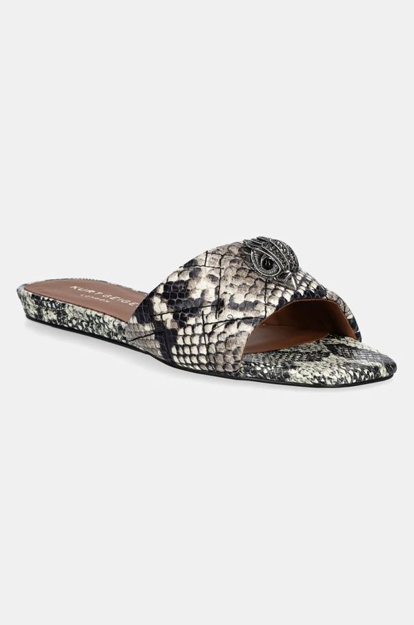 Kurt Geiger London Kožne natikače Kurt Geiger London Kensington Flat Sandal za žene, boja: bež, 8496139719