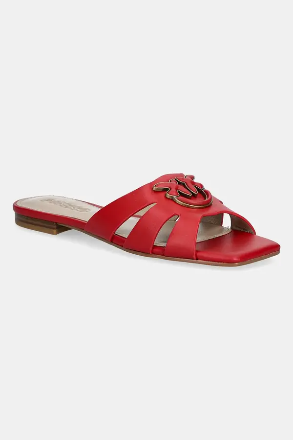 Pinko Kožne natikače Pinko Marli za žene, boja: crvena, SD0313 P003 R30