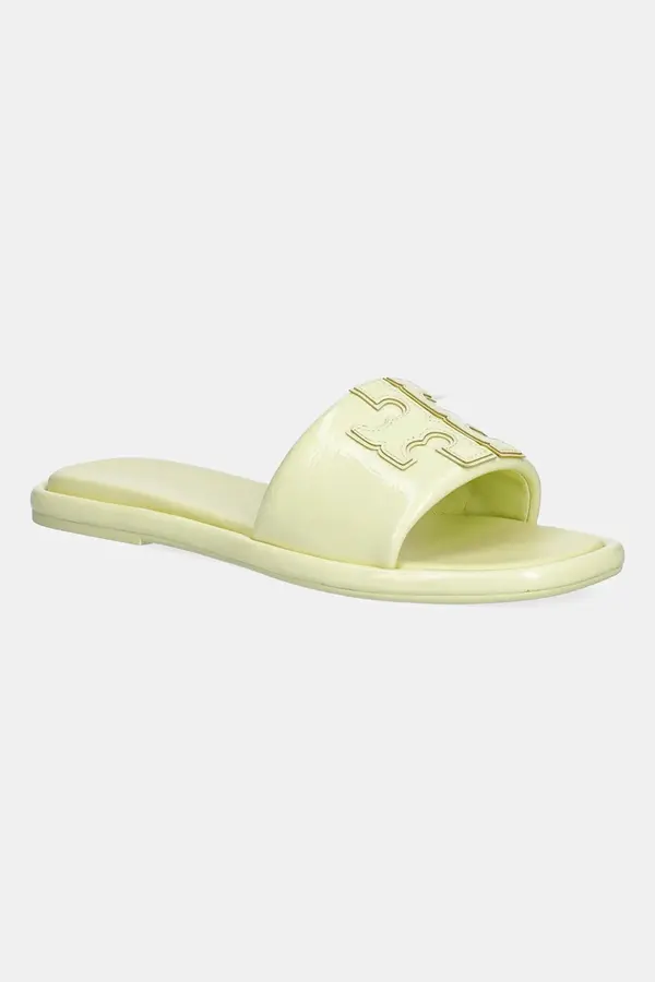 Tory Burch Kožne natikače Tory Burch Double T Sport Slide