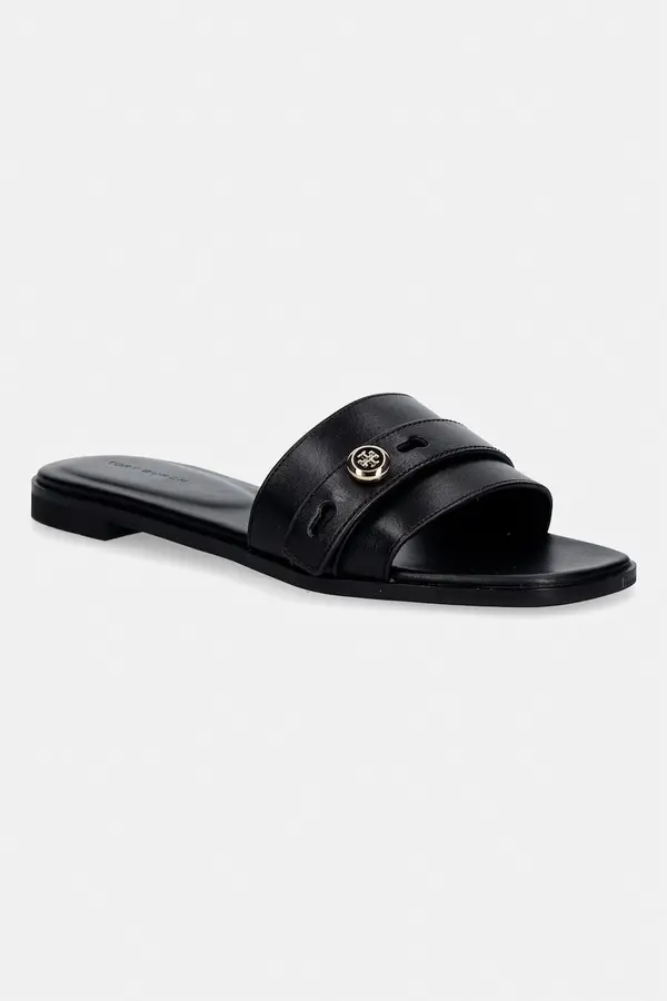 Tory Burch Kožne natikače Tory Burch Romy Slide