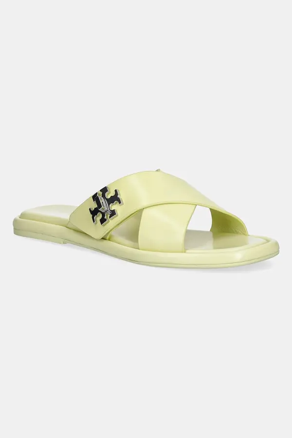 Tory Burch Kožne natikače Tory Burch T Lock Cross Band Slide