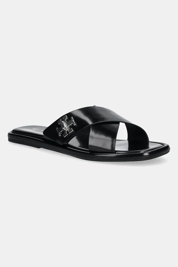 Tory Burch Kožne natikače Tory Burch T Lock Cross Band Slide