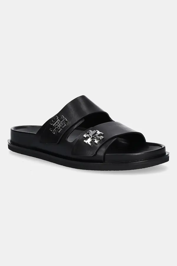 Tory Burch Kožne natikače Tory Burch T Lock Sport Slide