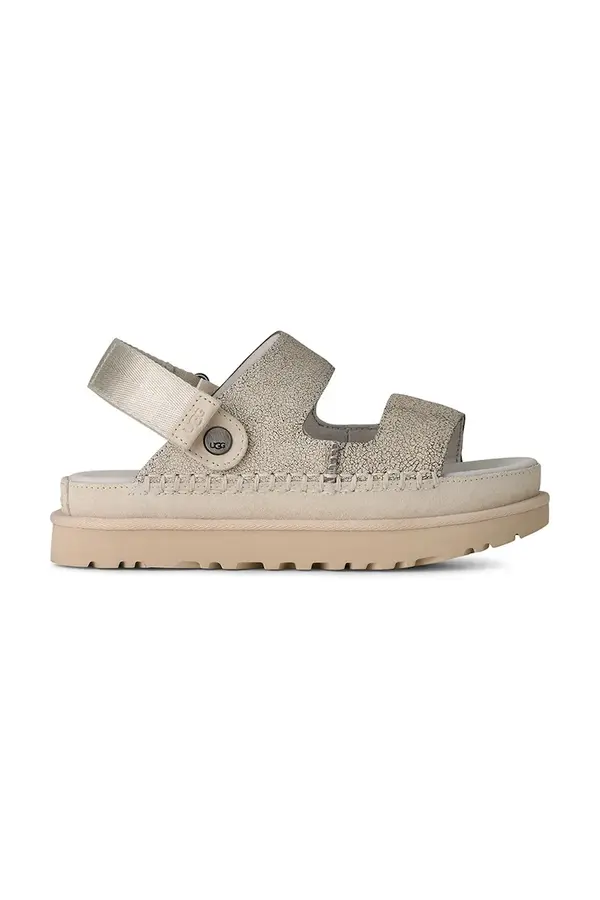 UGG Kožne natikače UGG W Goldenstar Crackle Glide