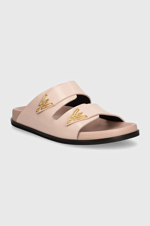 Vanda Novak Kožne natikače Vanda Novak za žene, boja: ružičasta, Sandy Cristal Pink