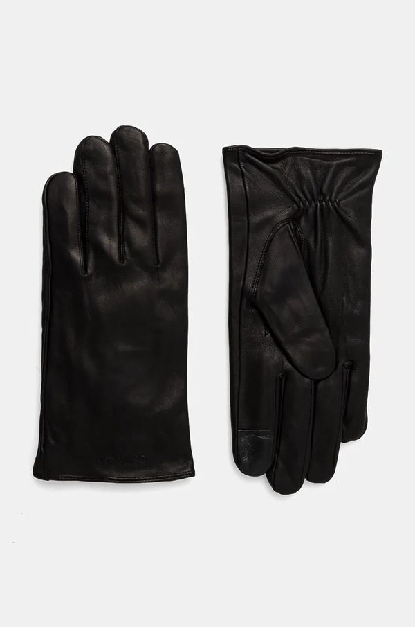 Calvin Klein Kožne rukavice Calvin Klein za muškarce, boja: crna, K50K512543