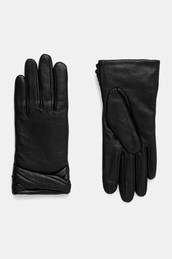 Hugo Kožne rukavice HUGO za žene, boja: crna, 50526899