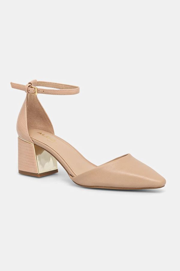 Aldo Kožne salonke Aldo TINCTUM boja: bež, s debelom potpeticom, 13647025