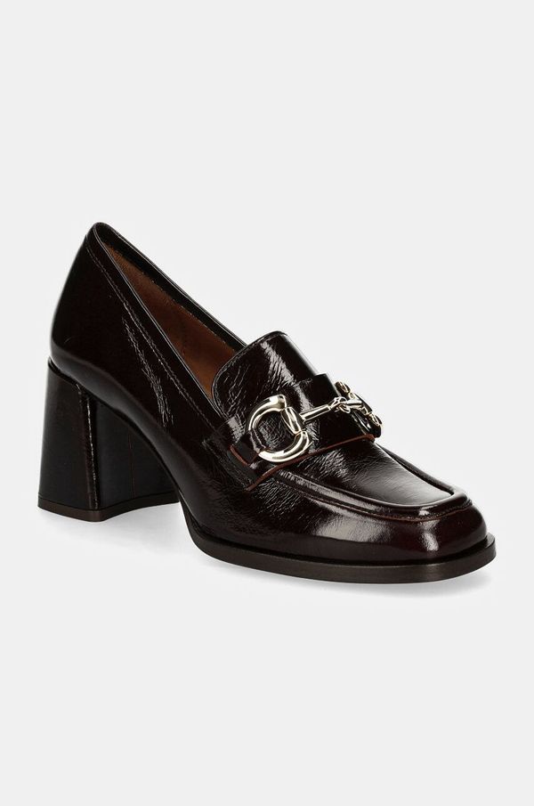 Billi Bi Kožne salonke Billi Bi boja: smeđa, s debelom potpeticom, A7211