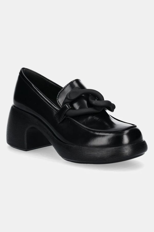 Camper Kožne salonke Camper Thelma II boja: crna, s debelom potpeticom, K201716-001