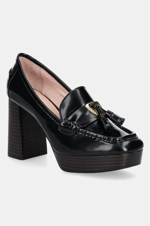 Coccinelle Kožne salonke Coccinelle boja: crna, s debelom potpeticom, E4 PF2 13 02 01 001