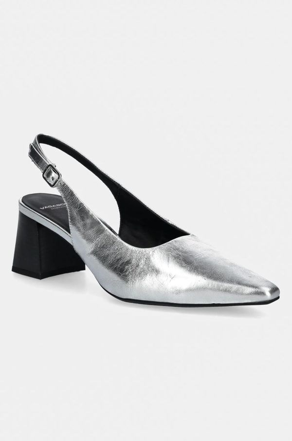 Vagabond Shoemakers Kožne salonke Vagabond Shoemakers ALTEA boja: srebrna, s debelom potpeticom, 5740-483-79