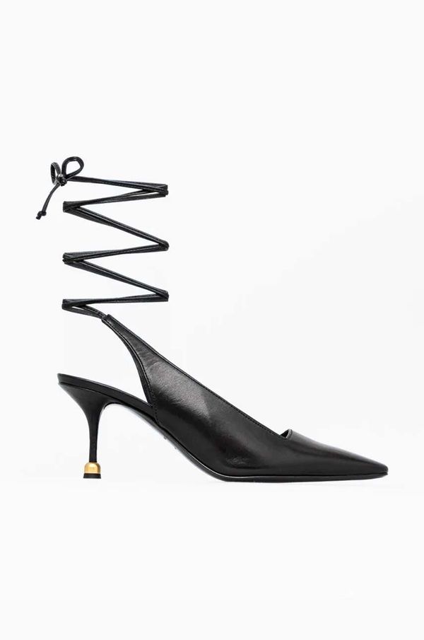 Vanda Novak Kožne salonke Vanda Novak Emily boja: crna