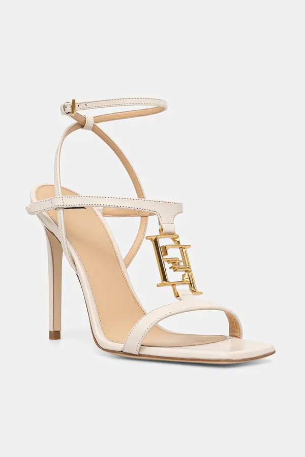 Elisabetta Franchi Kožne sandale Elisabetta Franchi