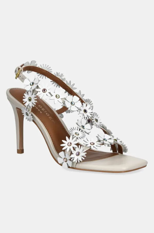 Kurt Geiger London Kožne sandale Kurt Geiger London Flower Sandal boja: bijela, 4353244109