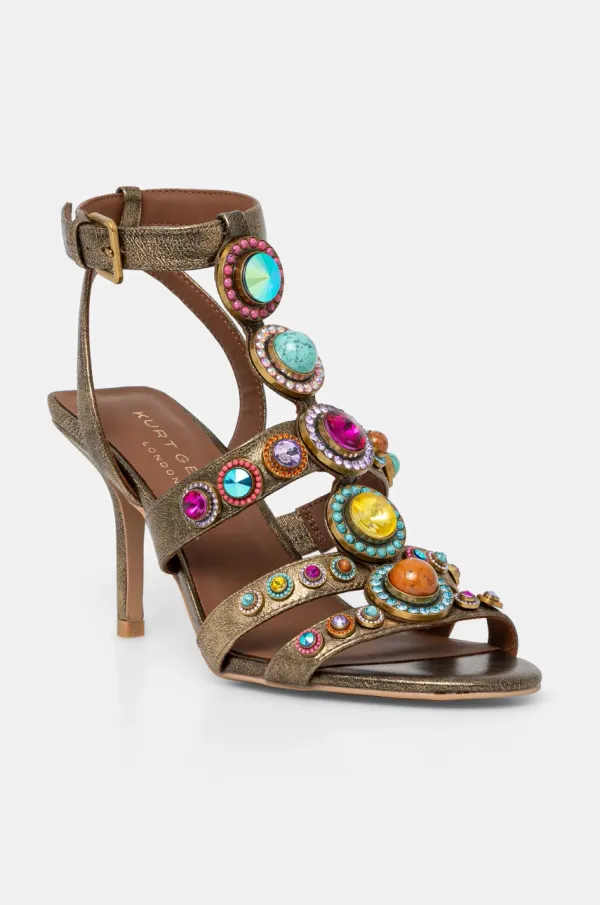 Kurt Geiger London Kožne sandale Kurt Geiger London Octavia High Gladiator boja: zlatna, 4369268109