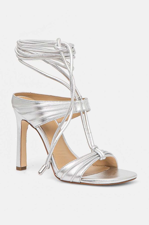 MICHAEL Michael Kors Kožne sandale MICHAEL Michael Kors Gabriella boja: srebrna, 40T4GBHS1M 040